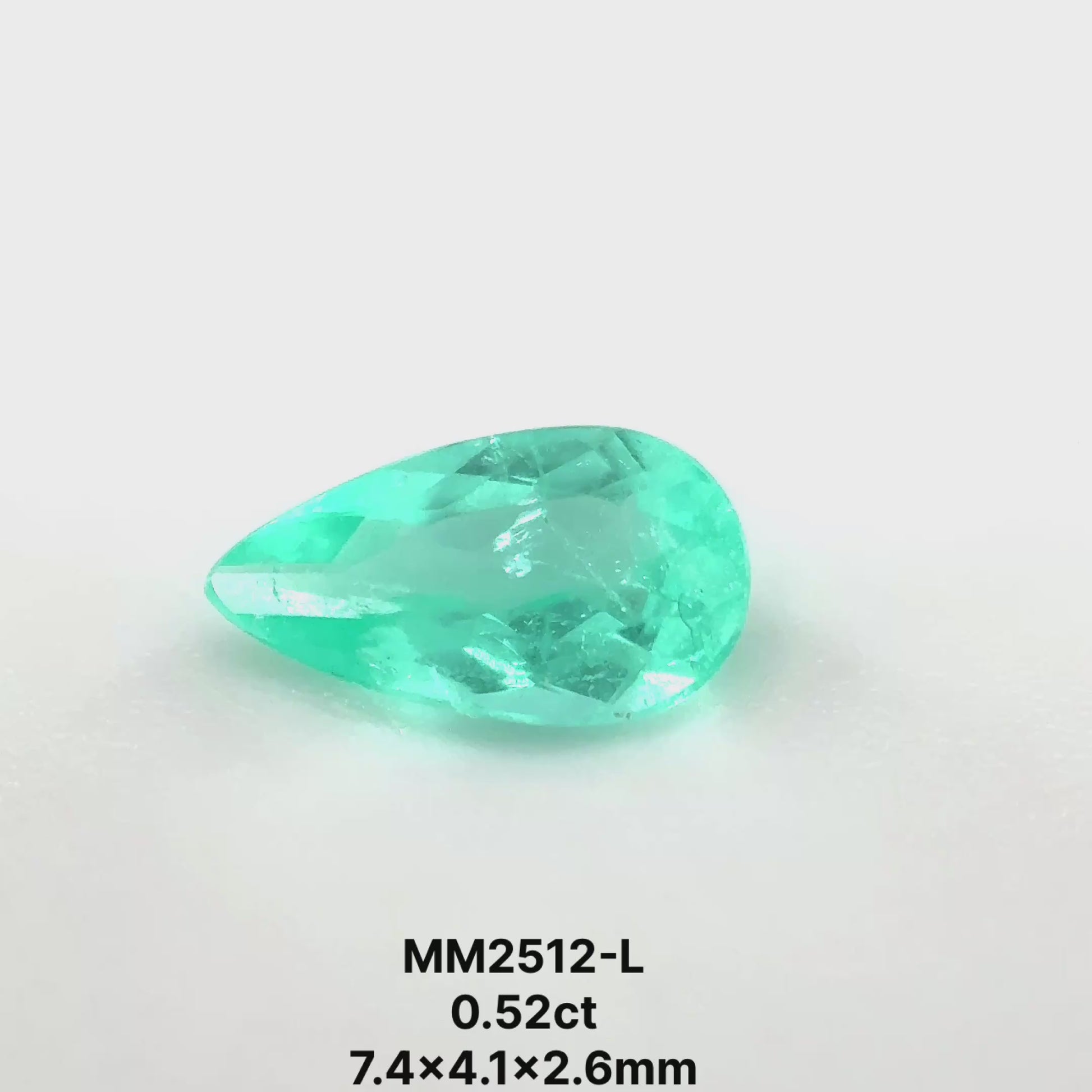*TUCSON* Bespoke 0.52 Carat Pear Paraíba Tourmaline