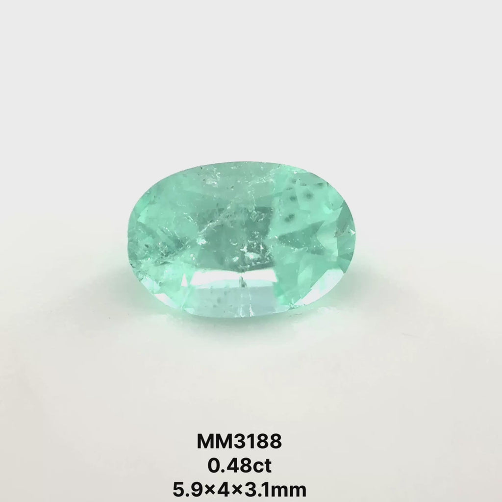 *SEPTEMBER GEM DROP* Bespoke 0.48 Carat Oval Cut Paraíba Tourmaline
