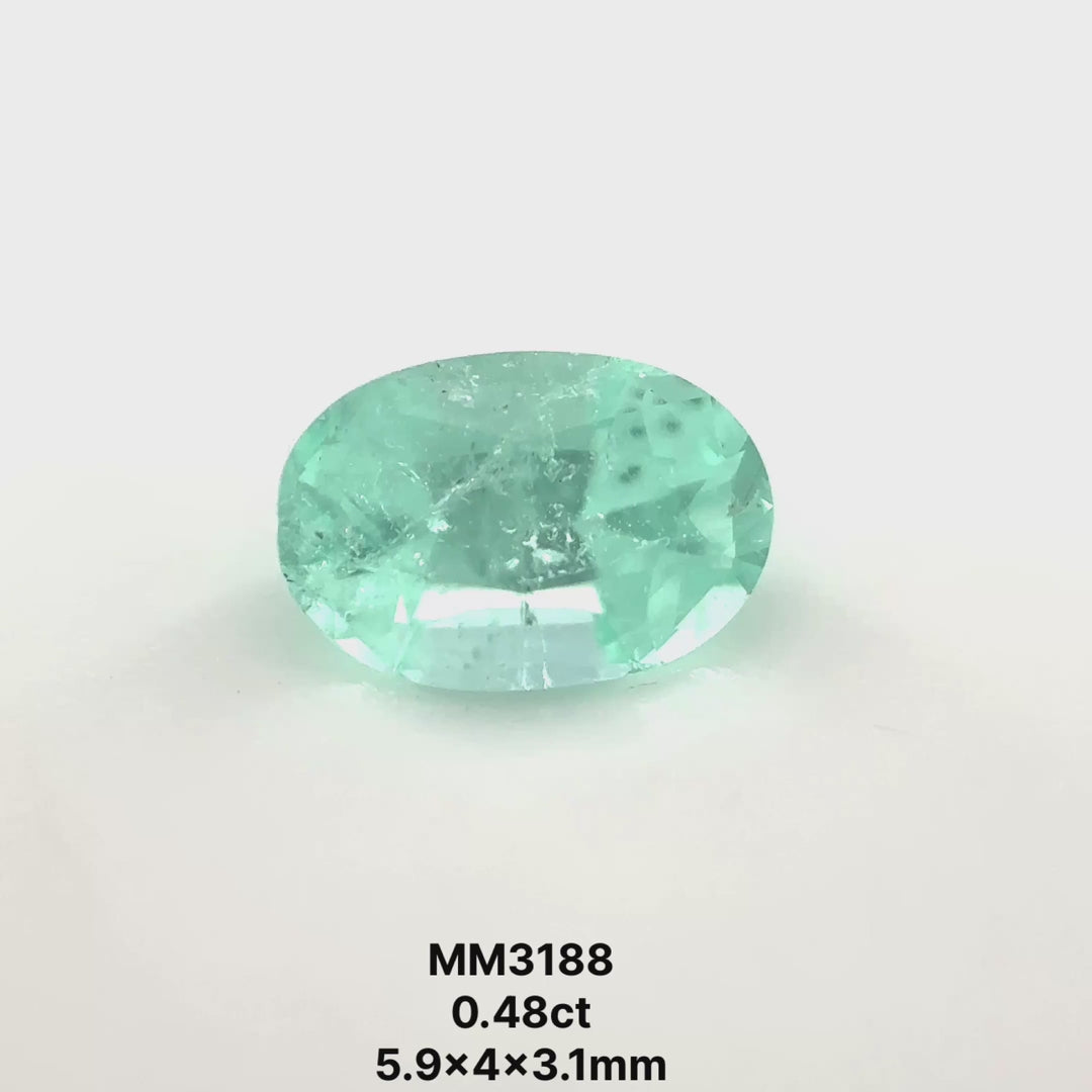 *SEPTEMBER GEM DROP* Bespoke 0.48 Carat Oval Cut Paraíba Tourmaline