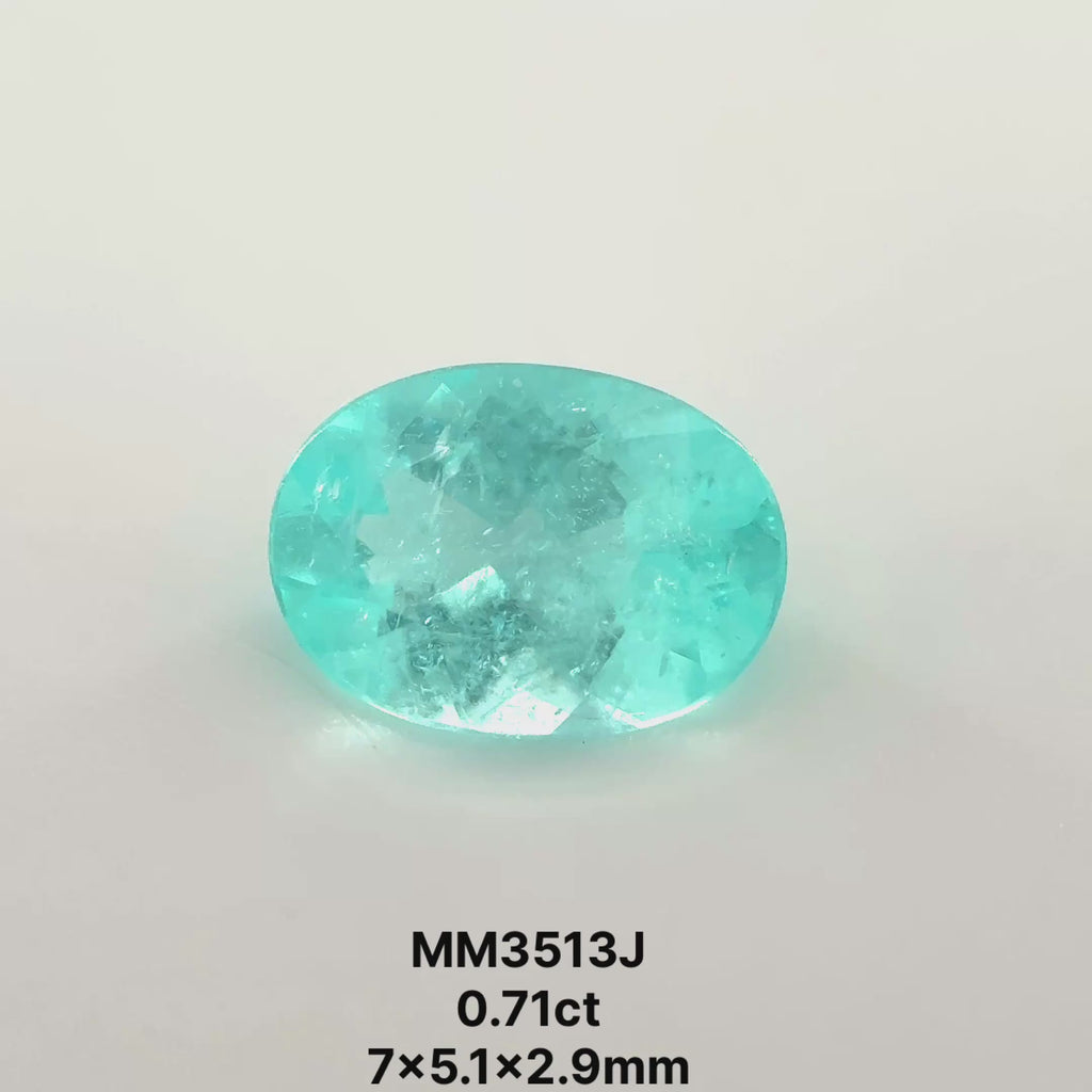 *COUTURE* Bespoke 0.71 Carat Oval Cut Paraíba Tourmaline