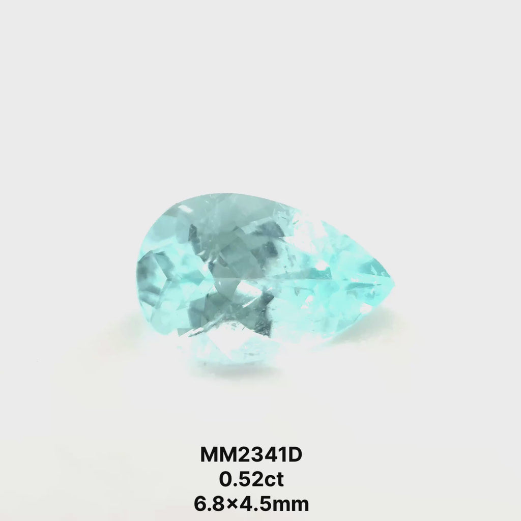 *BLACK FRIDAY* Bespoke 0.52 Carat Pear Paraíba Tourmaline