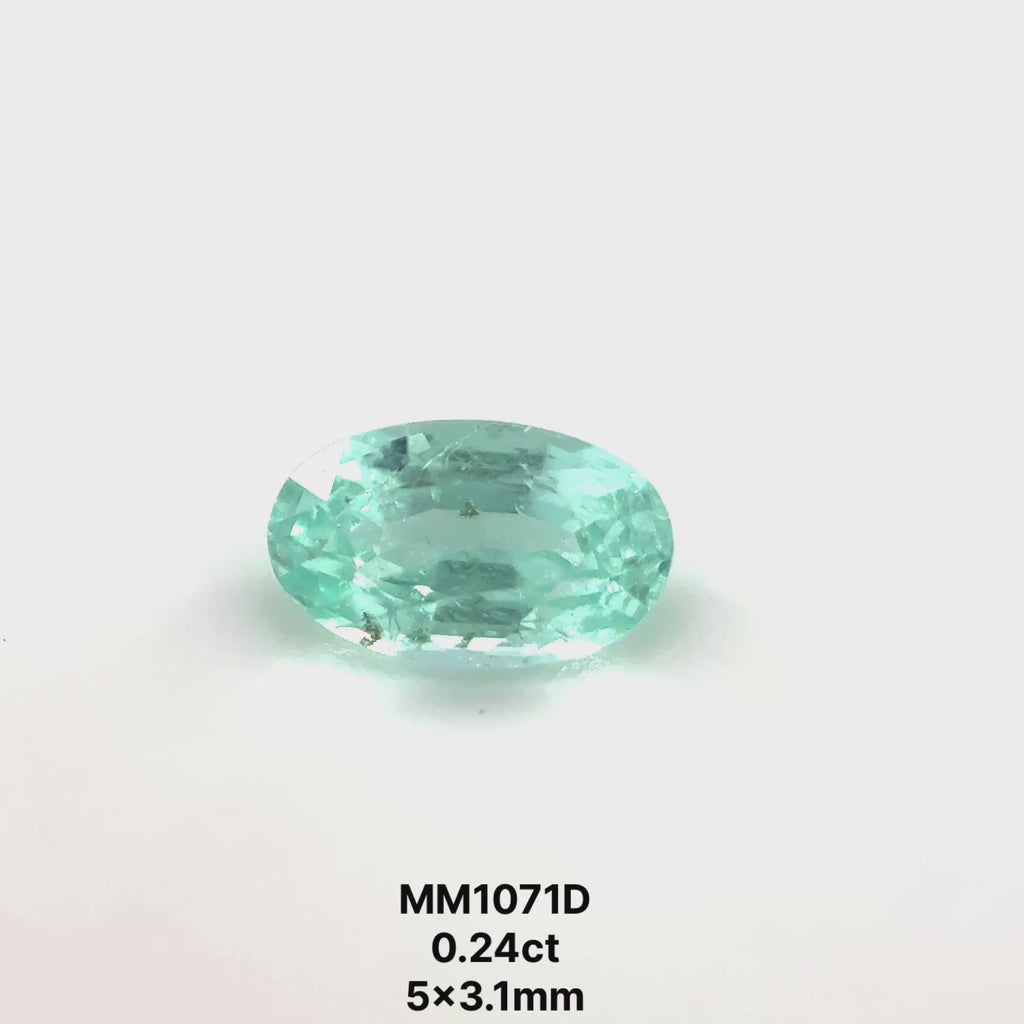 *BLACK FRIDAY* Bespoke 0.24 Carat Oval Paraíba Tourmaline