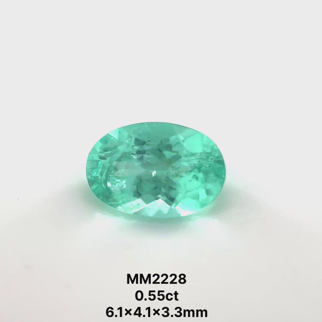*COUTURE* Bespoke 0.55 Carat Oval Cut Paraíba Tourmaline