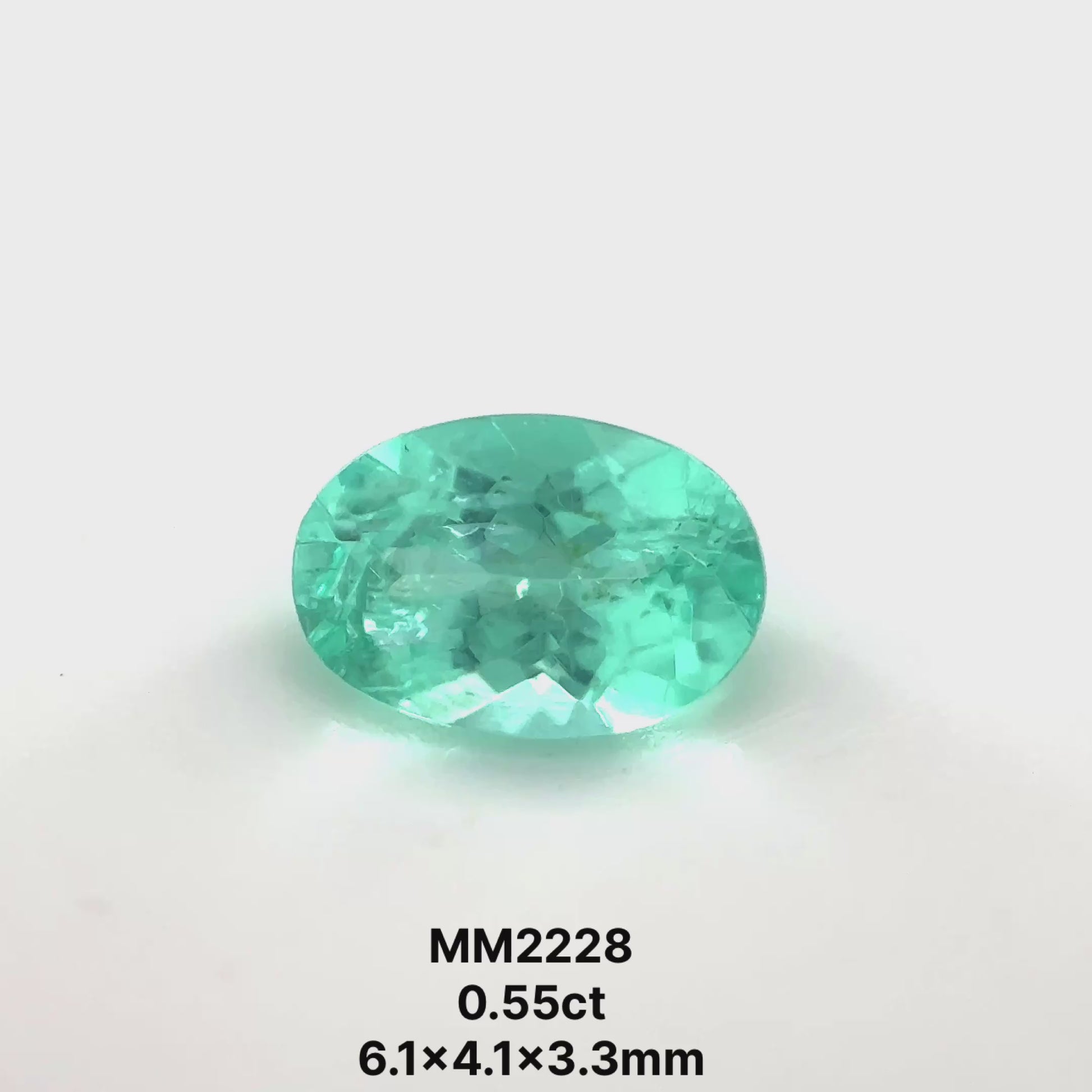*COUTURE* Bespoke 0.55 Carat Oval Cut Paraíba Tourmaline