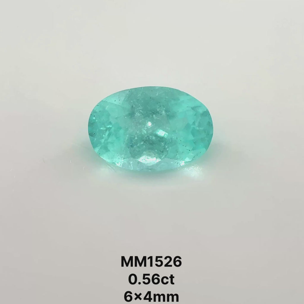 *COUTURE* Bespoke 0.56 Carat Oval Cut Paraíba Tourmaline