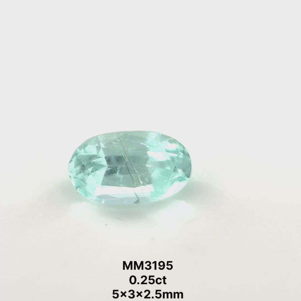 *BLACK FRIDAY* Bespoke 0.25 Carat Oval Paraíba Tourmaline