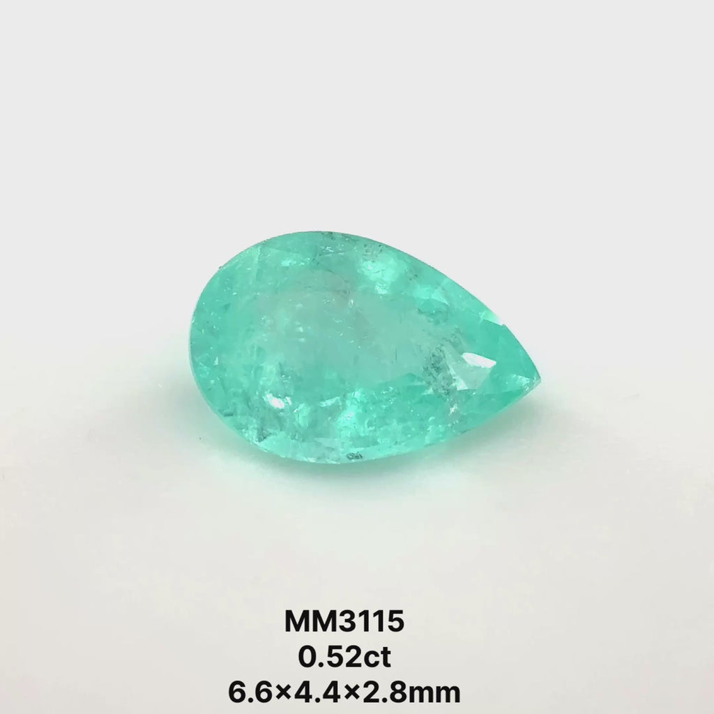 *SEPTEMBER GEM DROP* Bespoke 0.52 Carat Pear Cut Paraíba Tourmaline