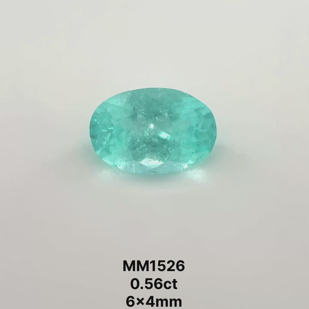 *SEPTEMBER GEM DROP* Bespoke 0.56 Carat Oval Cut Paraíba Tourmaline