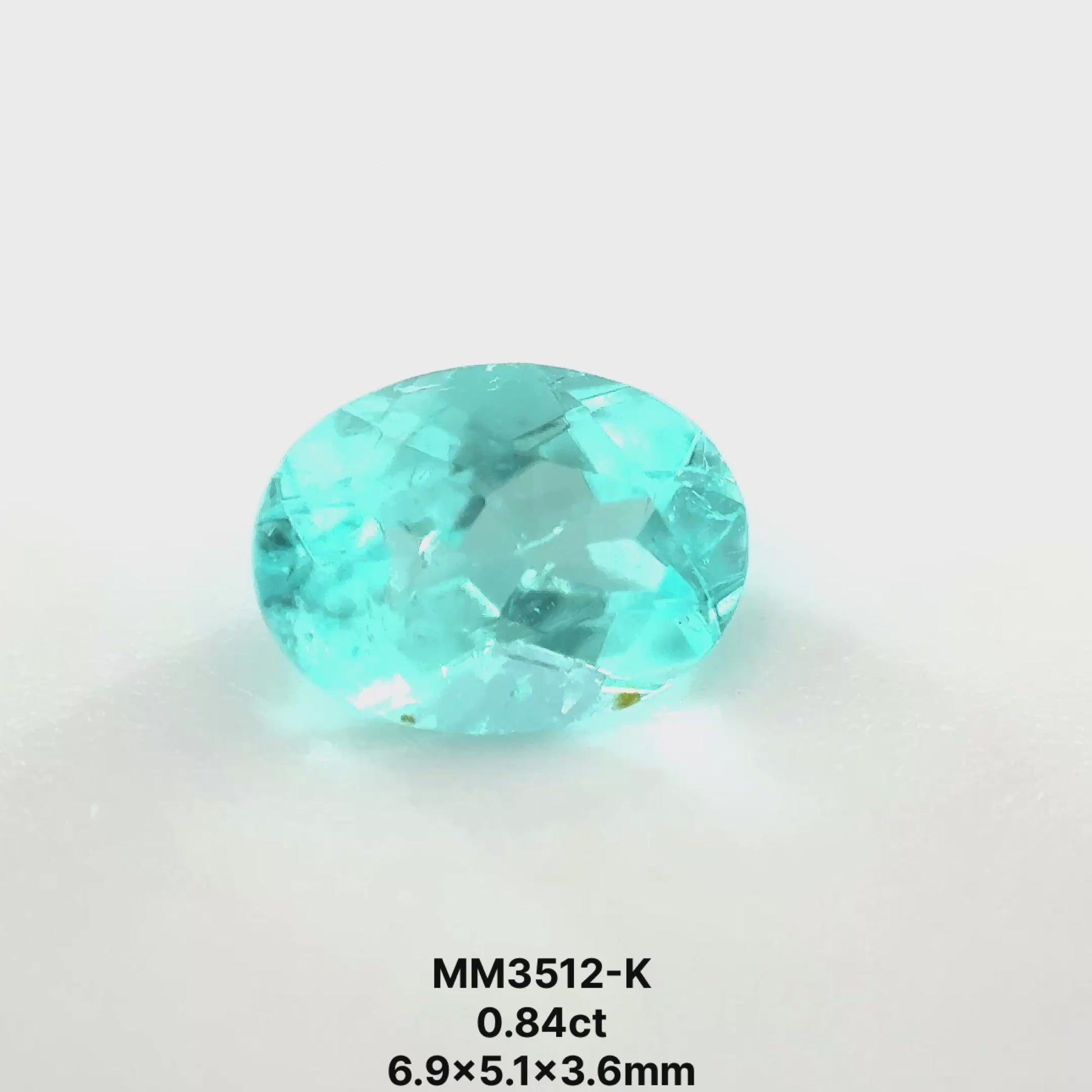 *TUCSON* Bespoke 0.84 Carat Oval Paraíba Tourmaline
