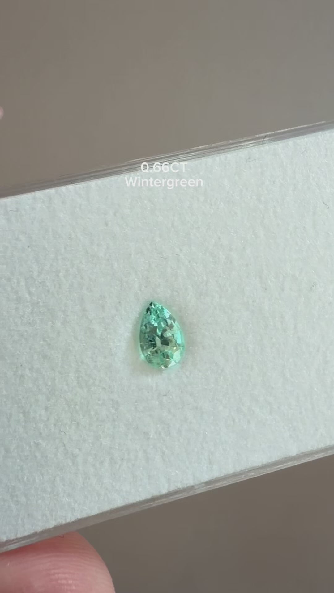 *BLACK FRIDAY* Bespoke 0.66 Carat Pear Paraíba Tourmaline