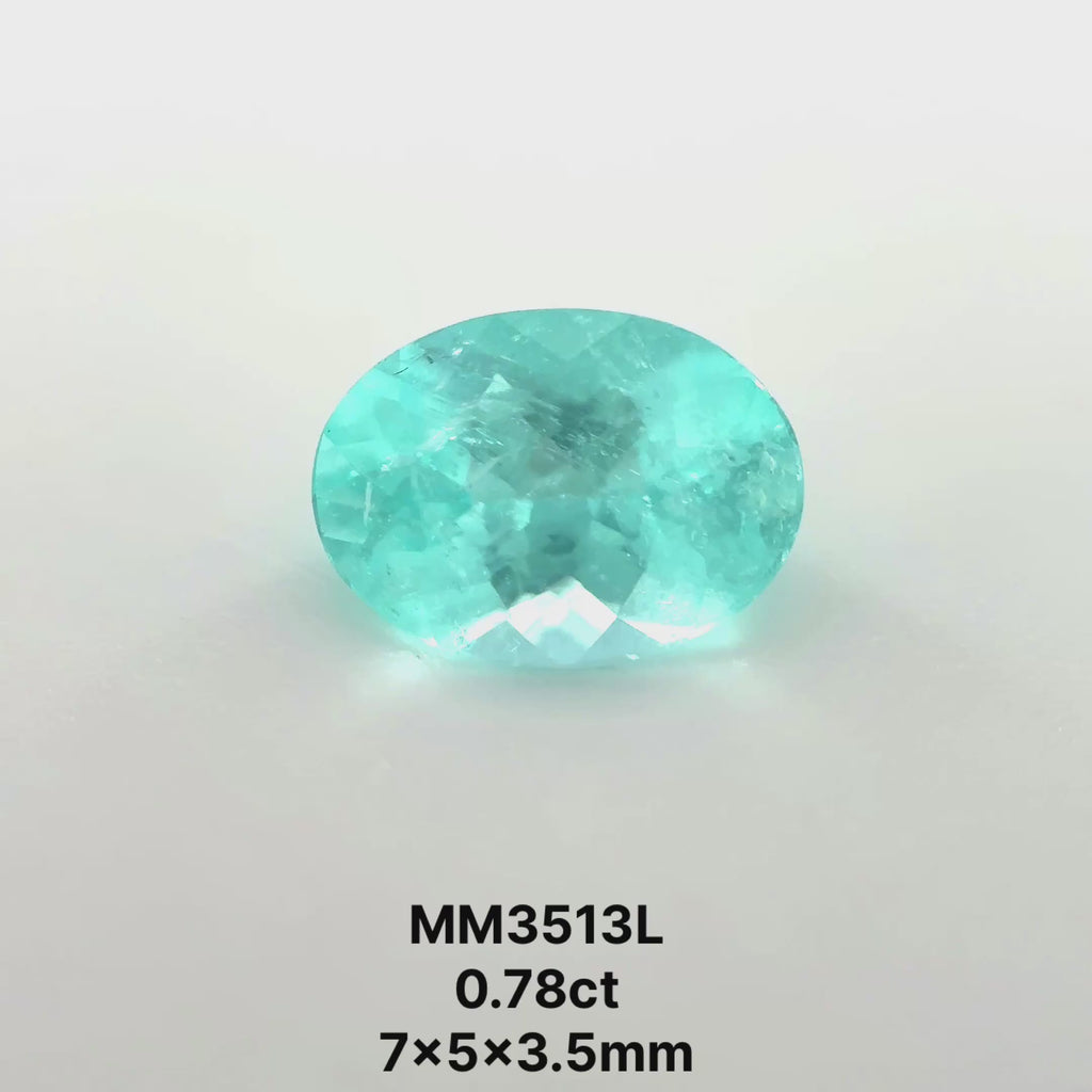 *COUTURE* Bespoke 0.78 Carat Oval Cut Paraíba Tourmaline