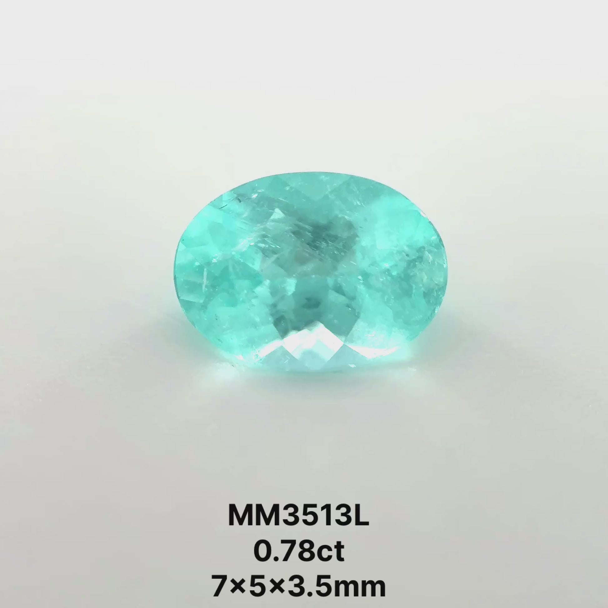 *COUTURE* Bespoke 0.78 Carat Oval Cut Paraíba Tourmaline