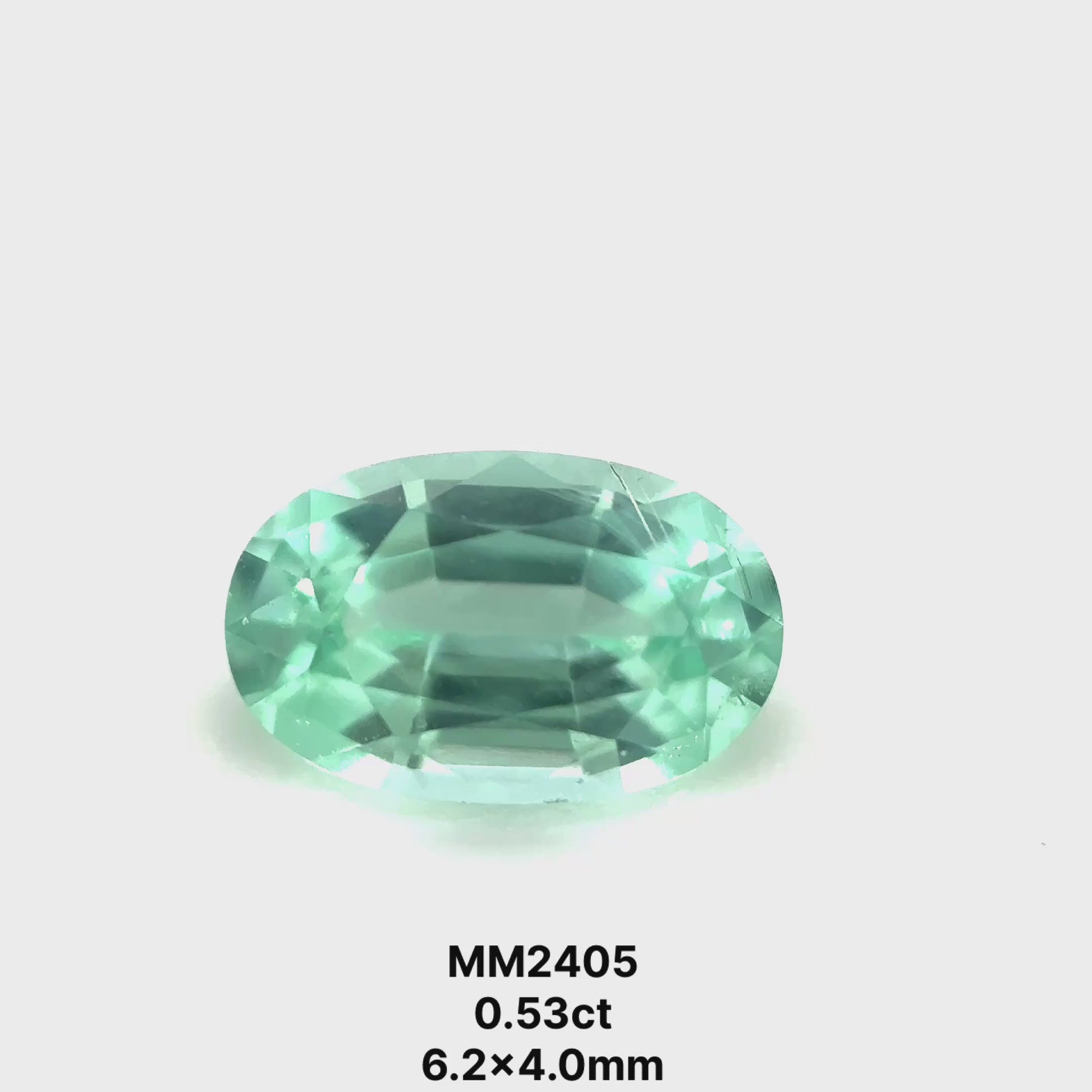 *COUTURE* Bespoke 0.53 Carat Oval Cut Paraíba Tourmaline