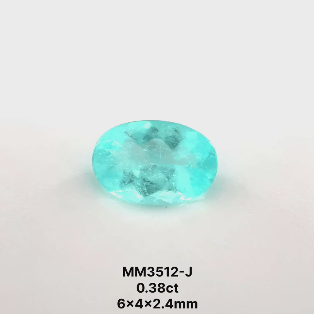 *TUCSON* Bespoke 0.38 Carat Oval Paraíba Tourmaline