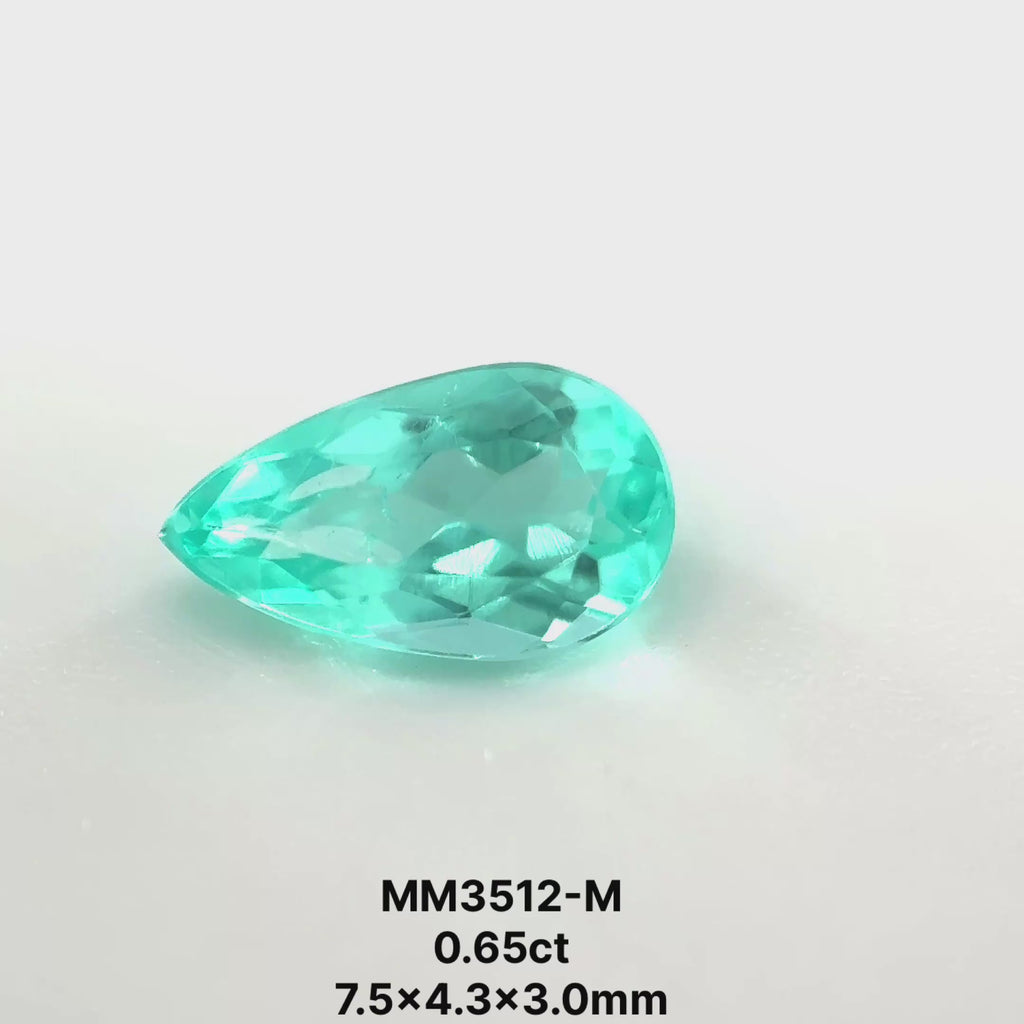 *TUCSON* Bespoke 0.65 Carat Pear Paraíba Tourmaline