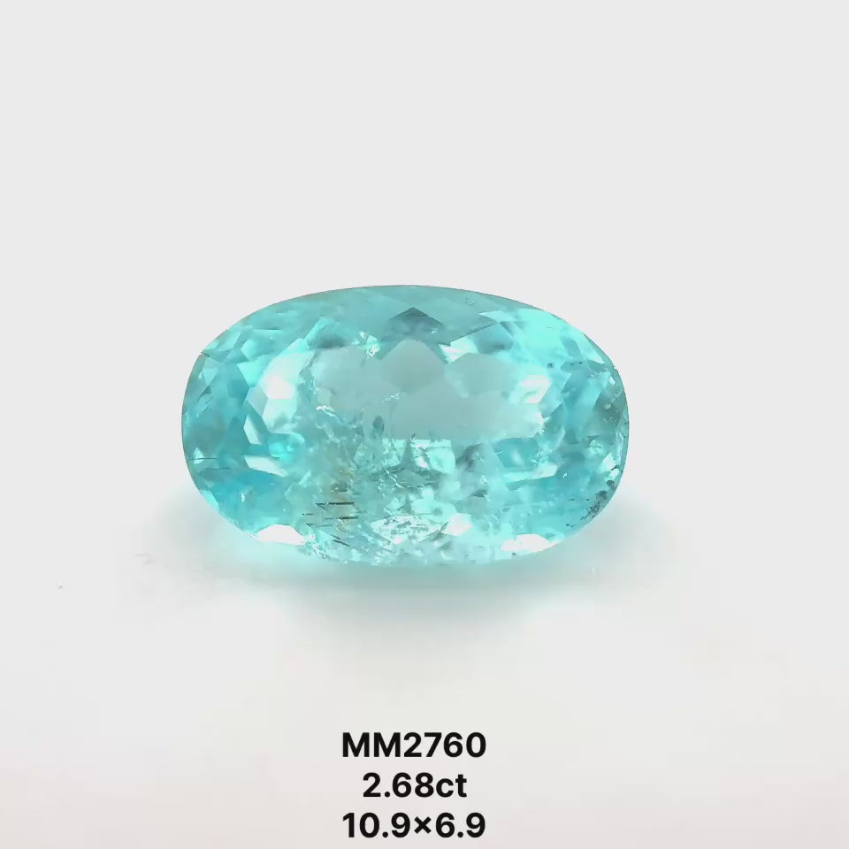 Bespoke 2.68 Carat Oval Paraíba Tourmaline-SOLD OUT