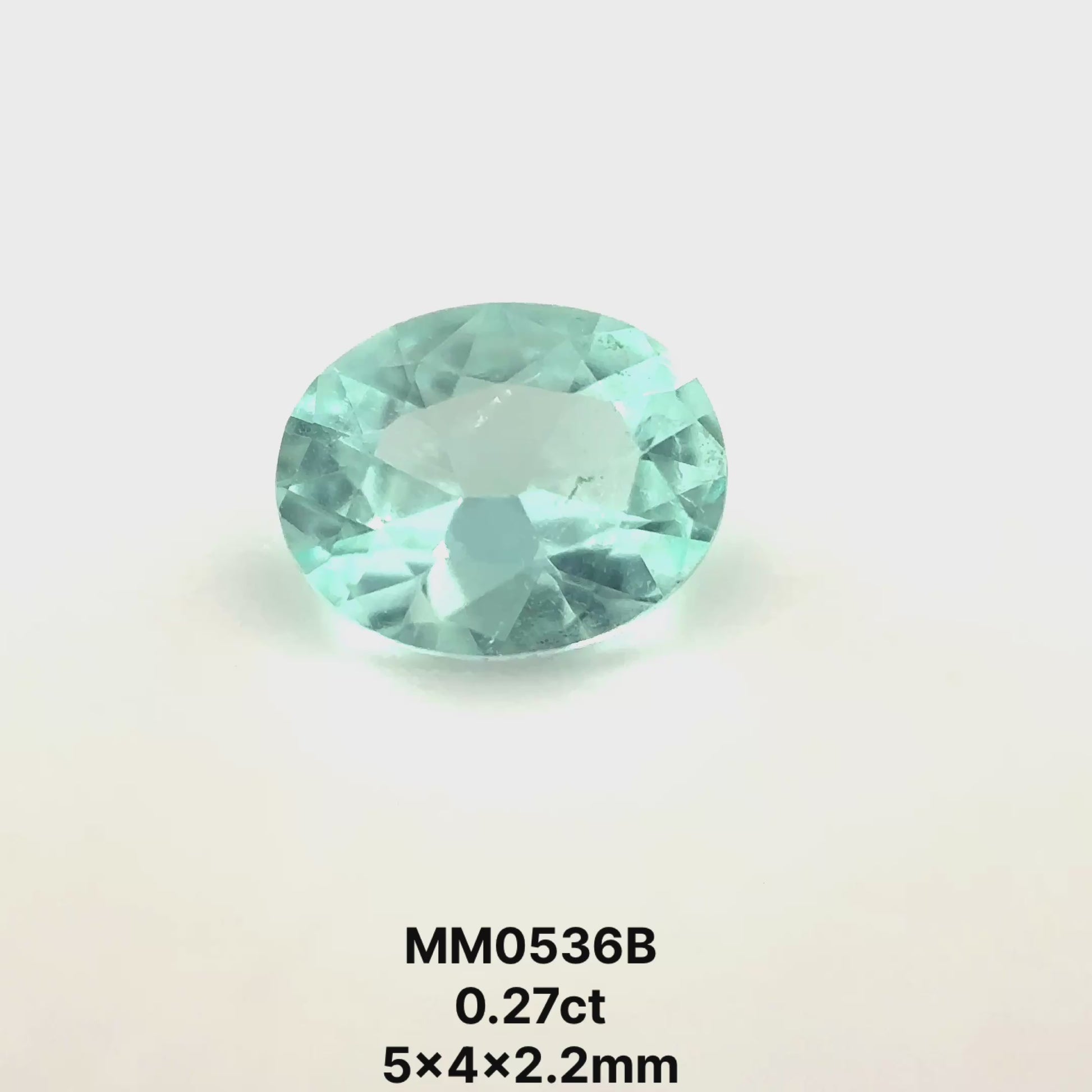 *BLACK FRIDAY* Bespoke 0.27 Carat Oval Paraíba Tourmaline