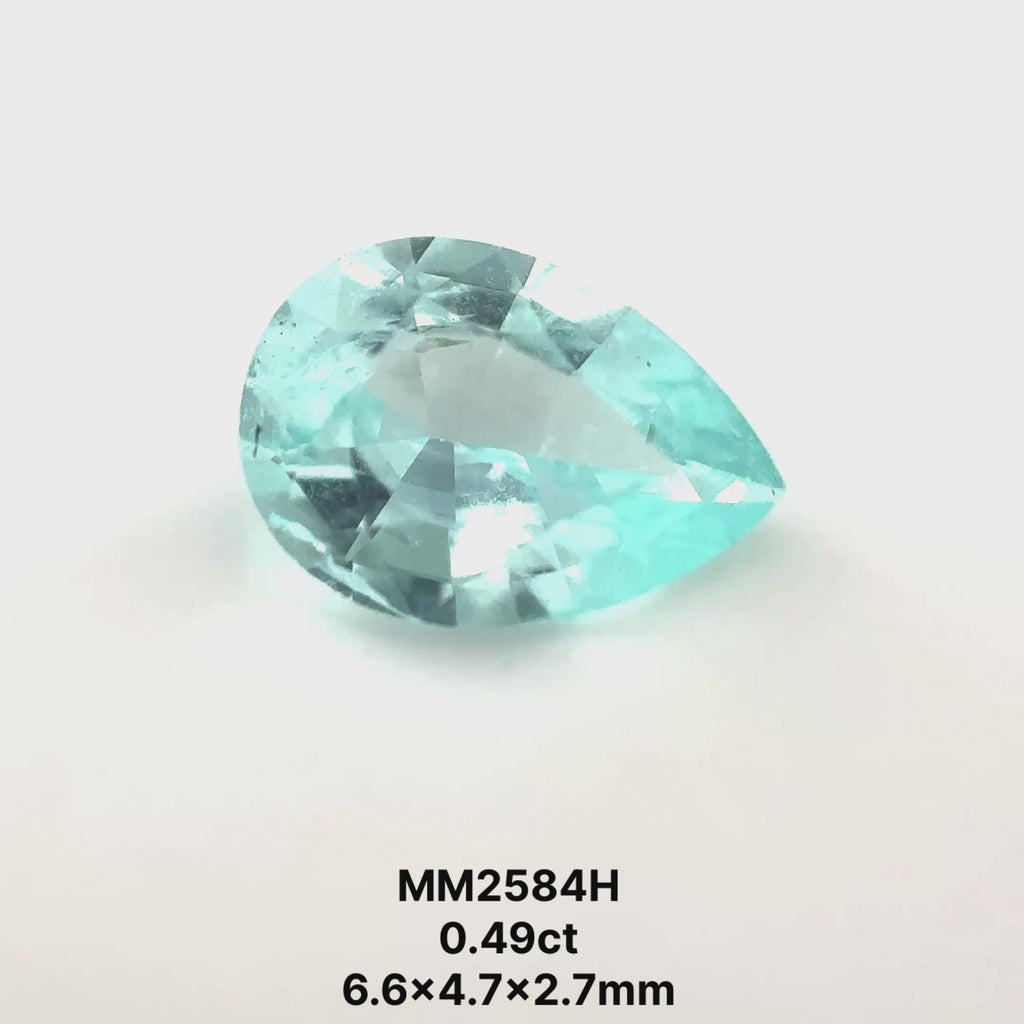 *BLACK FRIDAY* Bespoke 0.49 Carat Pear Paraíba Tourmaline