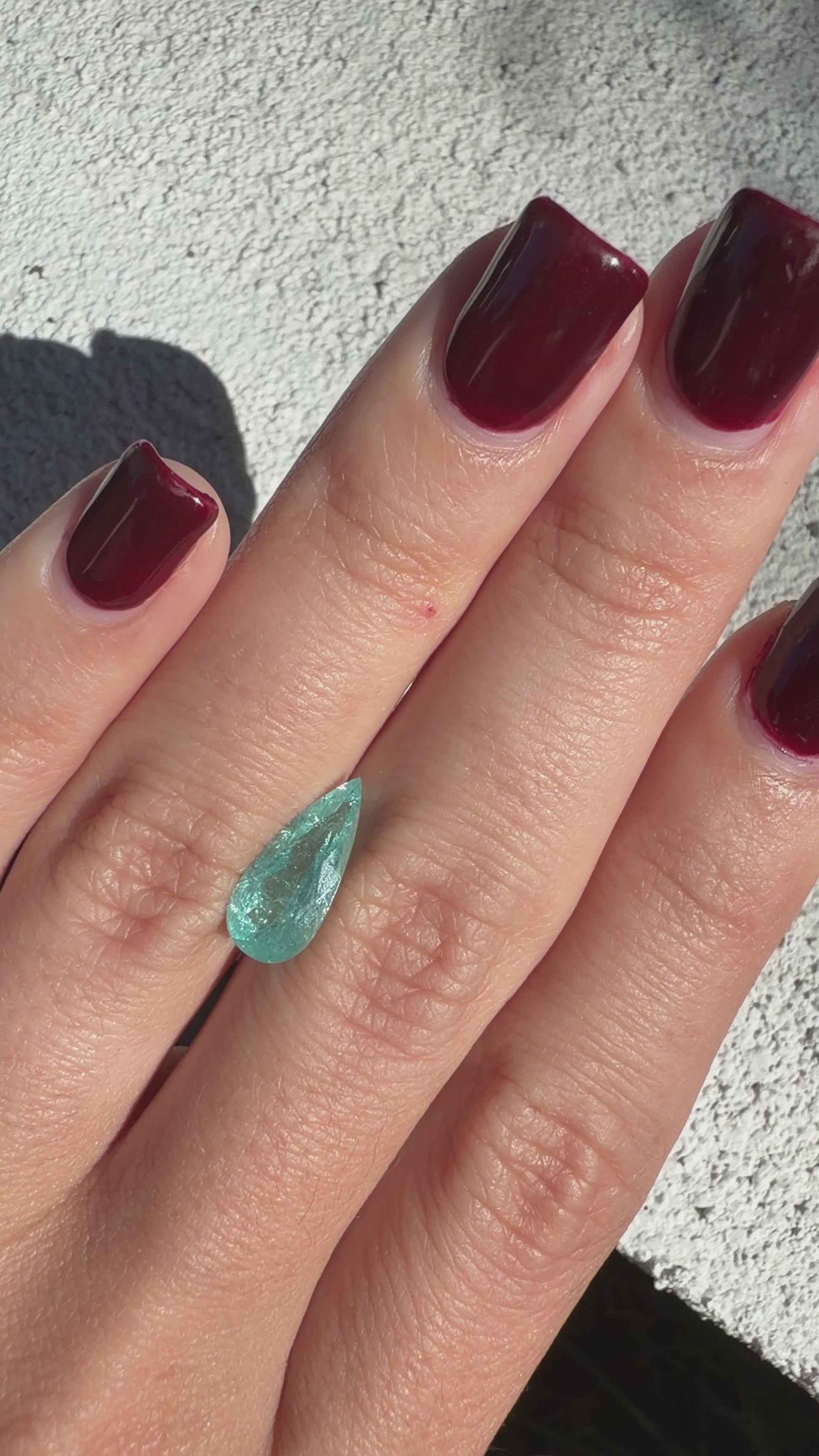 *NEW* Bespoke 2.23 Carat Pear Paraíba Tourmaline