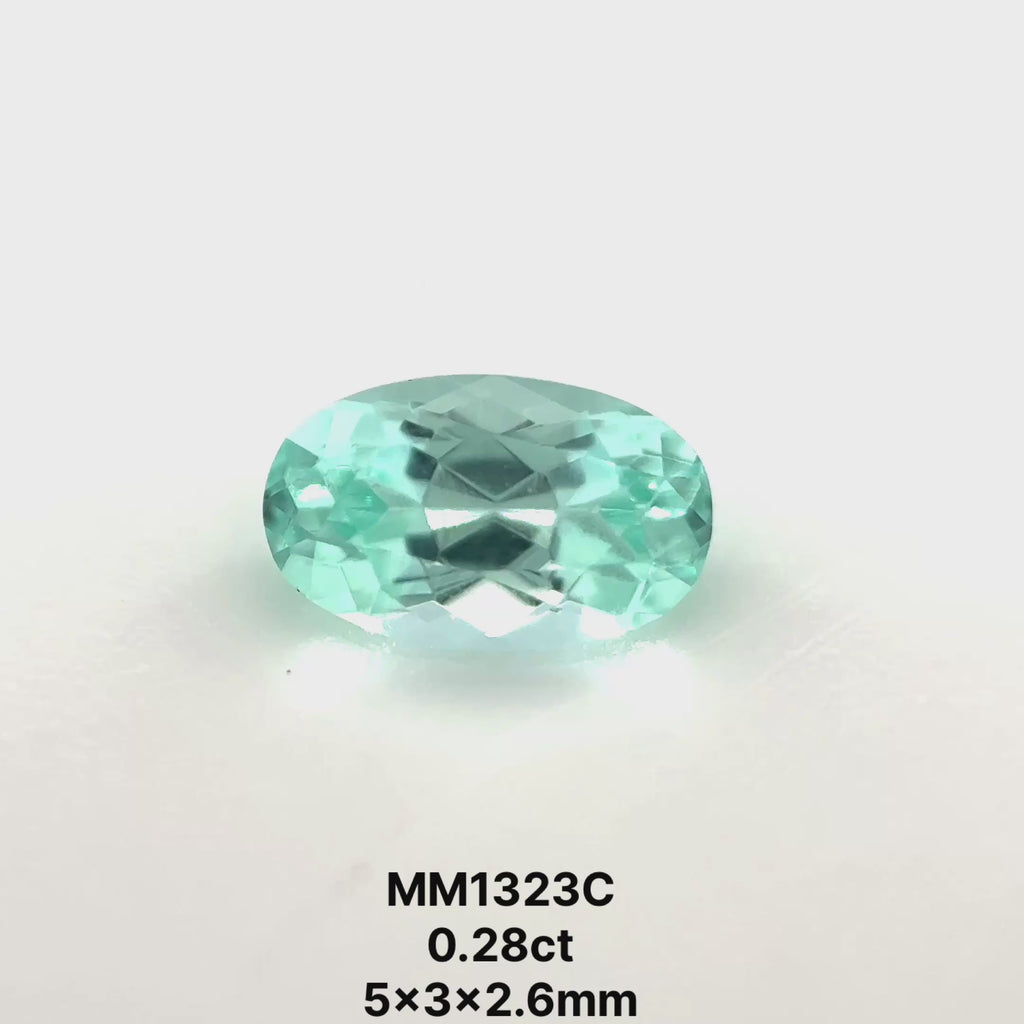 *BLACK FRIDAY* Bespoke 0.28 Carat Oval Paraíba Tourmaline