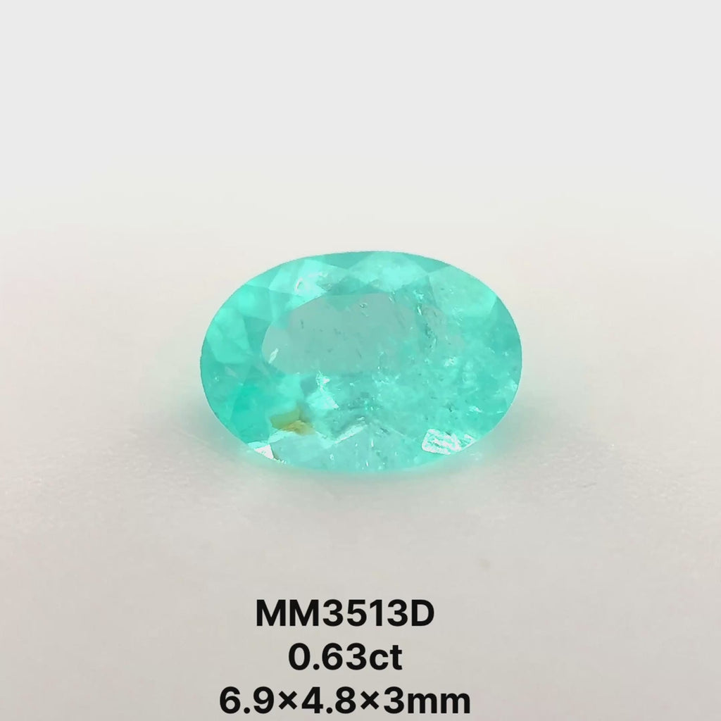 *SEPTEMBER GEM DROP* Bespoke 0.63 Carat Oval Cut Paraíba Tourmaline