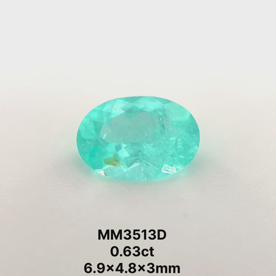 *SEPTEMBER GEM DROP* Bespoke 0.63 Carat Oval Cut Paraíba Tourmaline