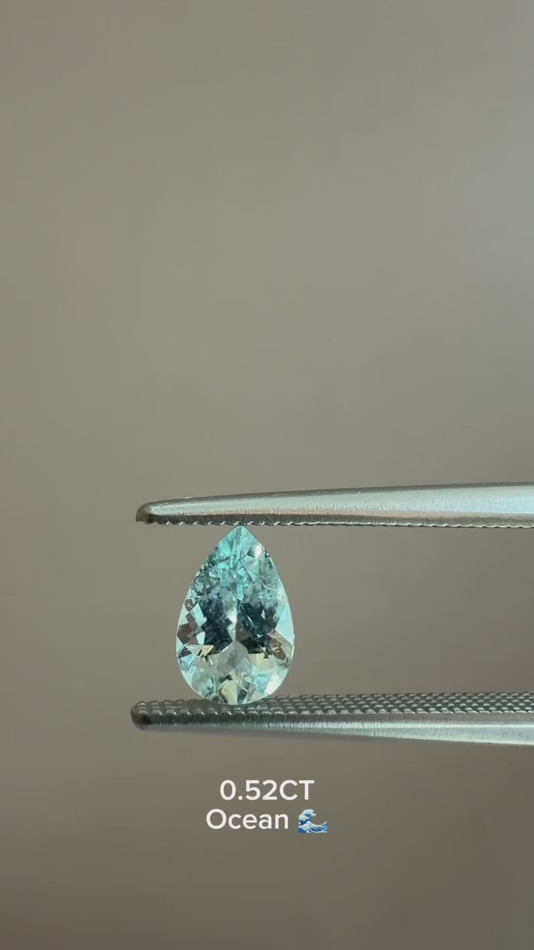 *BLACK FRIDAY* Bespoke 0.52 Carat Pear Paraíba Tourmaline