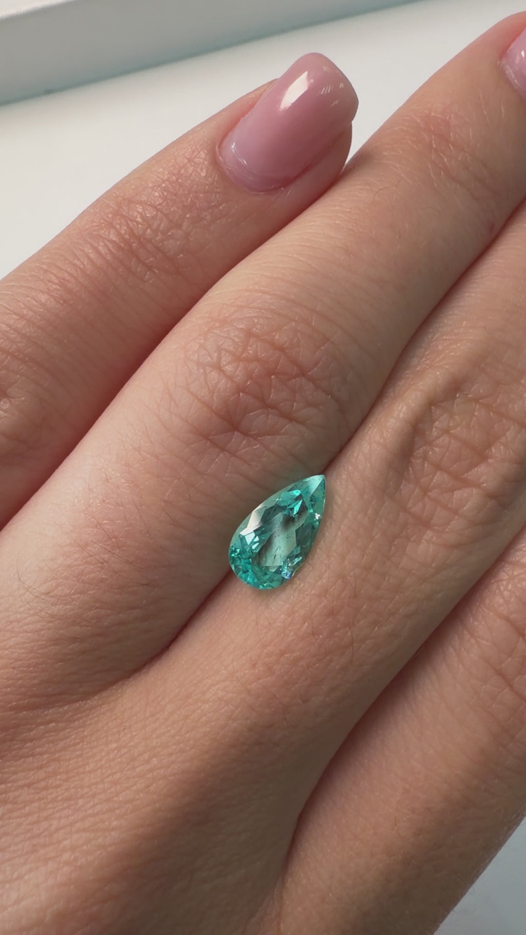 *NEW* Bespoke 1.30 Carat Pear Paraíba Tourmaline