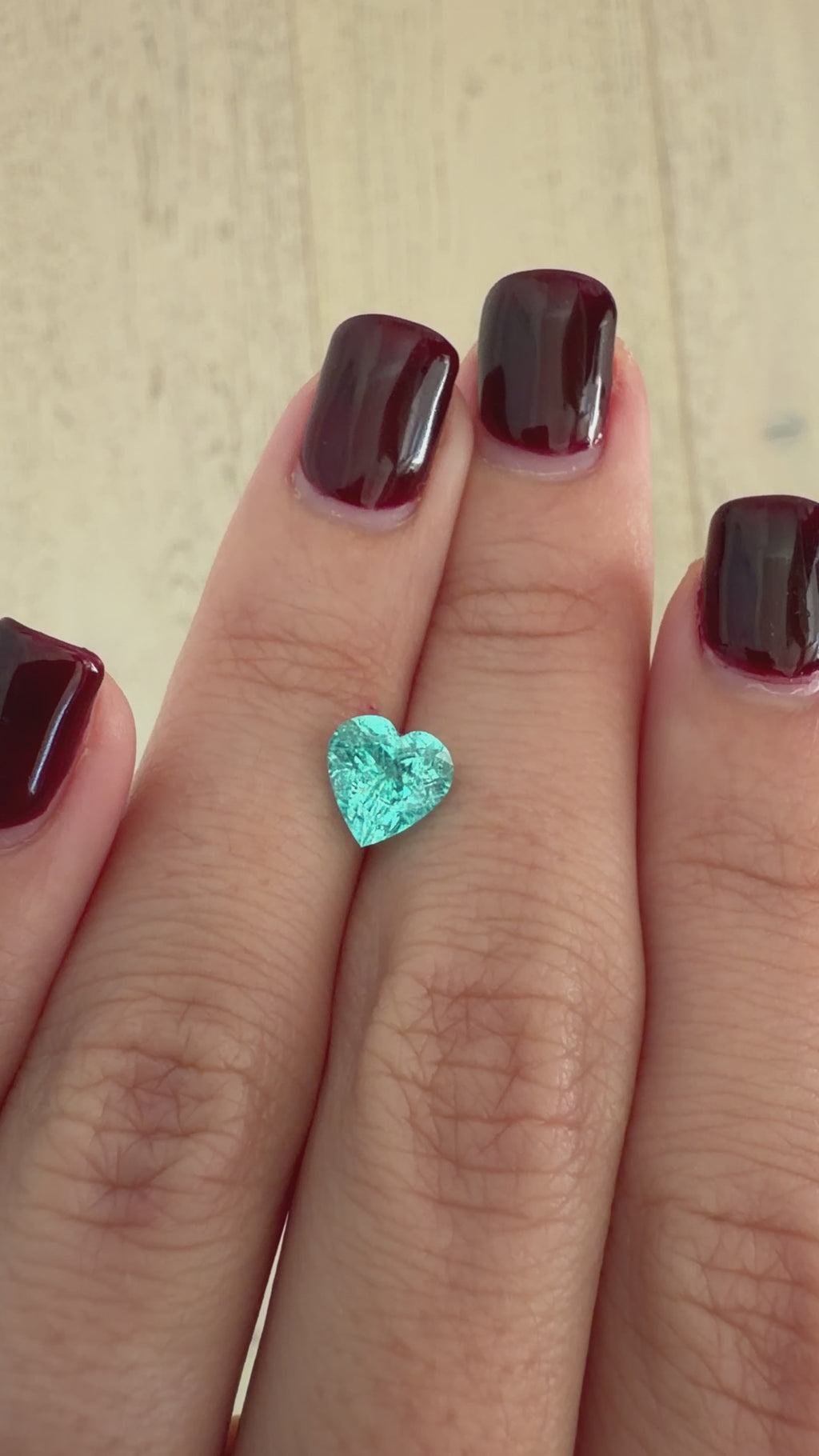 *NEW* Bespoke 1.42 Carat Heart Paraíba Tourmaline