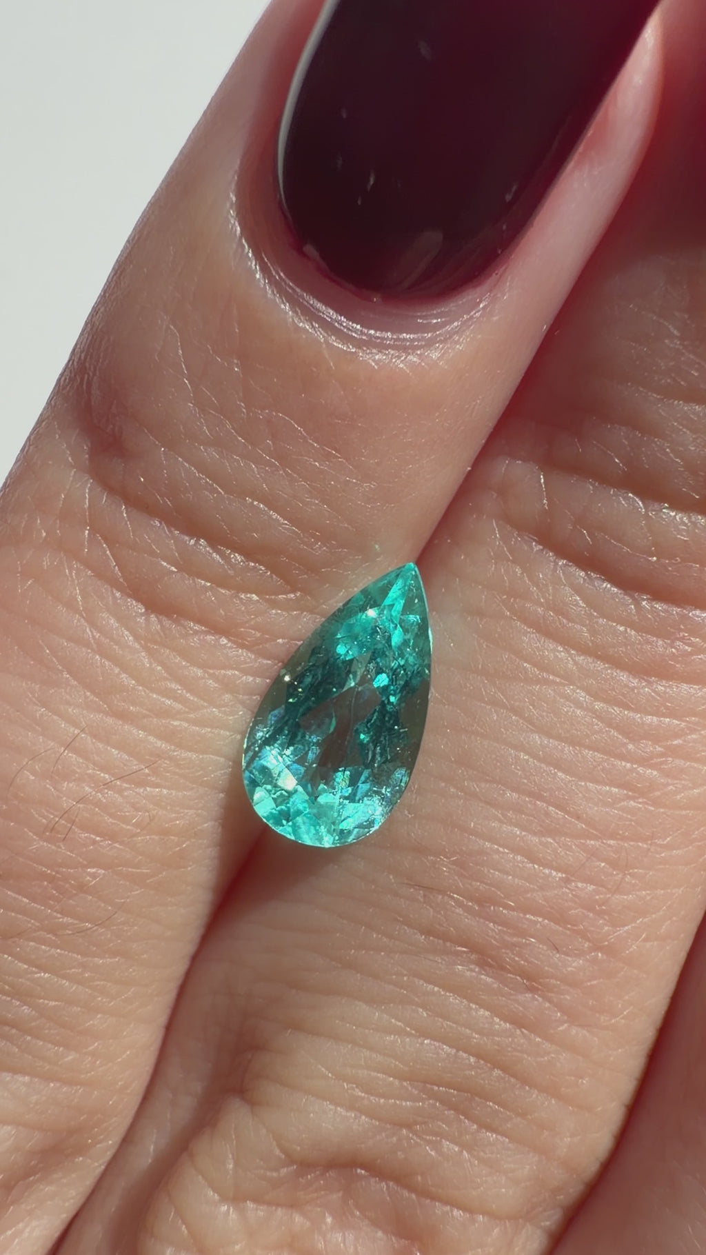 *NEW* Bespoke 1.30 Carat Pear Paraíba Tourmaline
