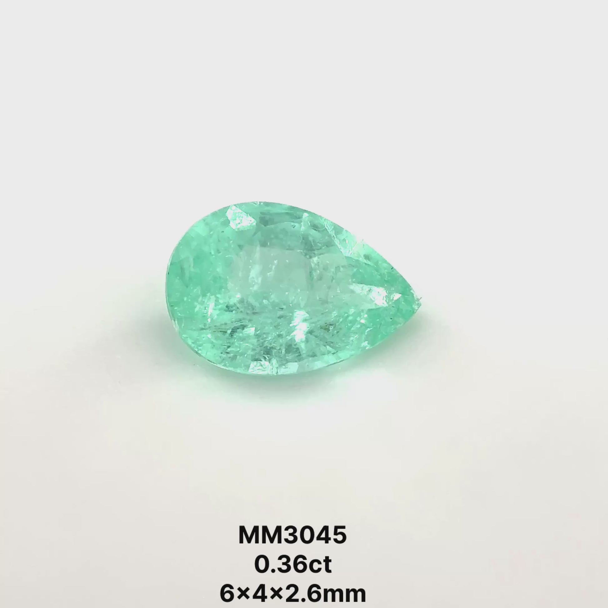 *PARAIBAMAS* Bespoke 0.36 Carat Pear Paraíba Tourmaline