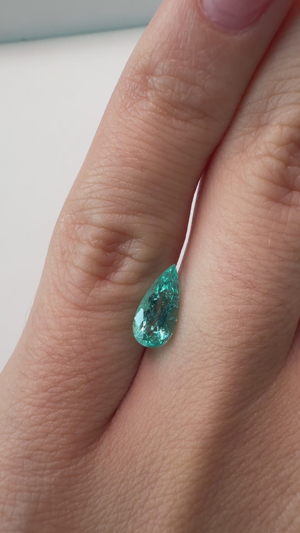 *NEW* Bespoke 1.15 Carat Pear Paraíba Tourmaline