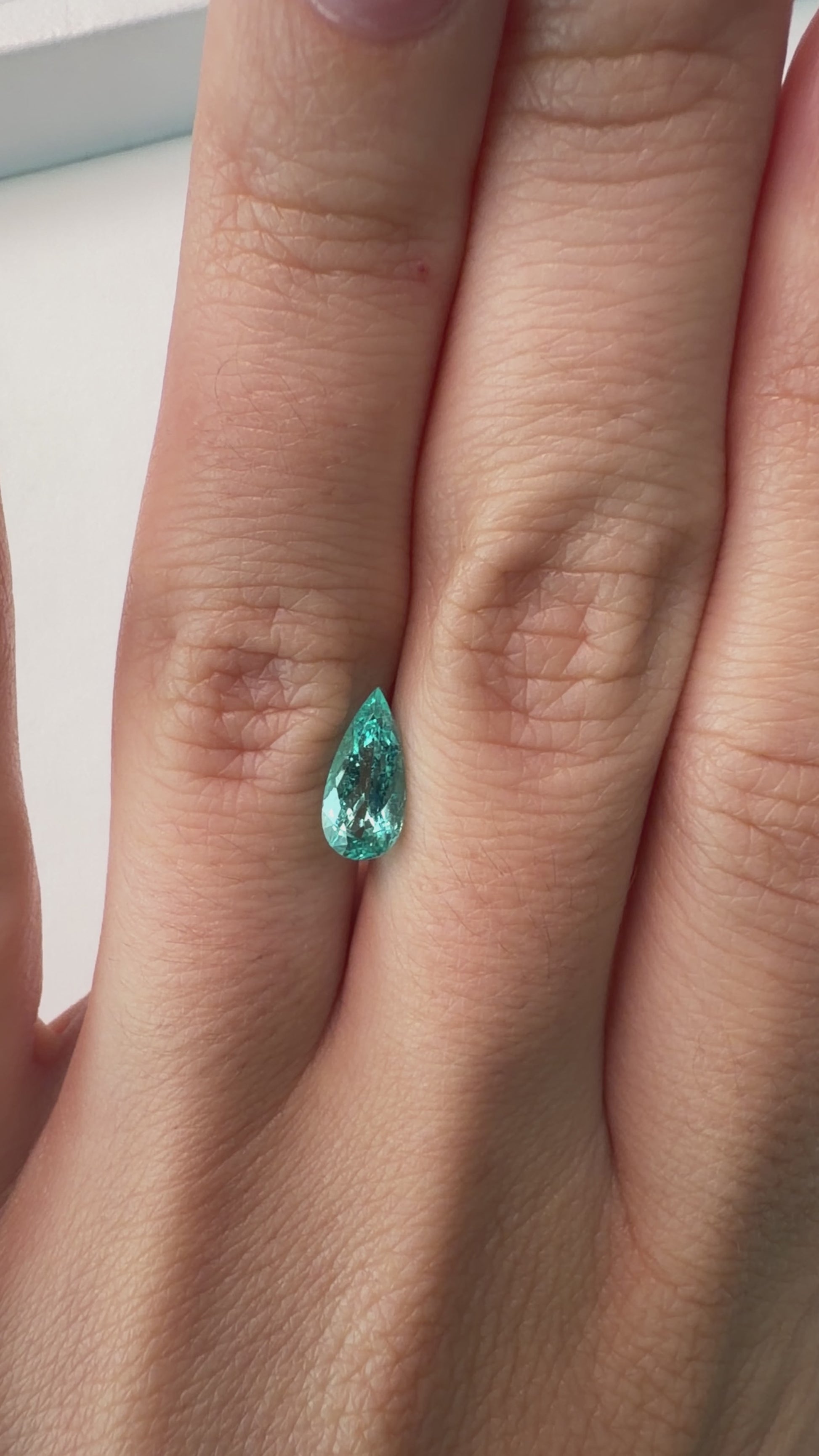 *NEW* Bespoke 1.15 Carat Pear Paraíba Tourmaline