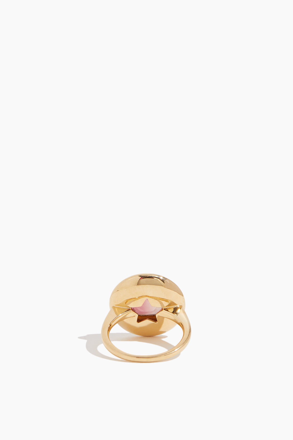 Rose Starburst Saucer Ring