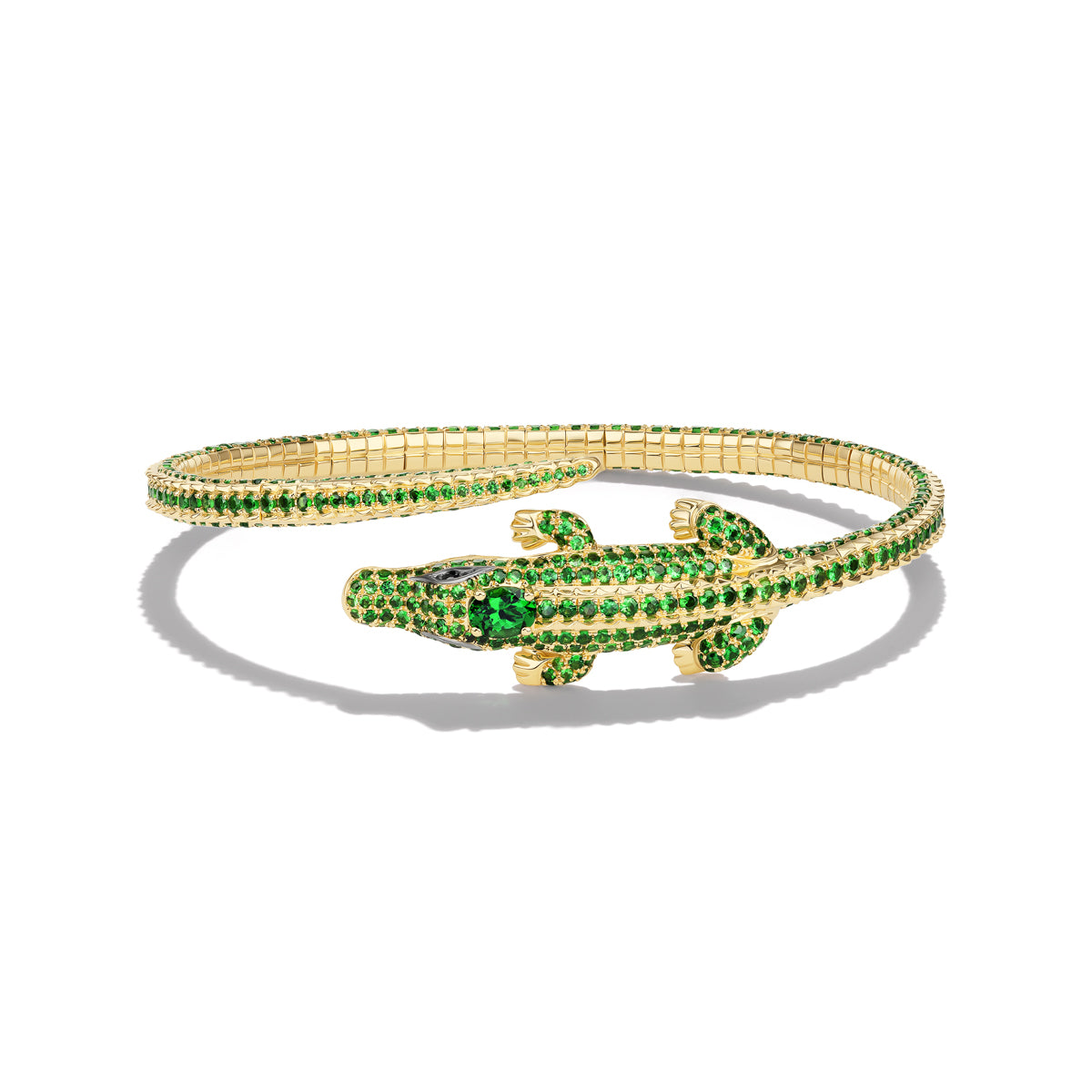 *NEW* Tsavorite Alligator Bangle