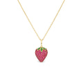*NEW* Pavé Strawberry Pendant