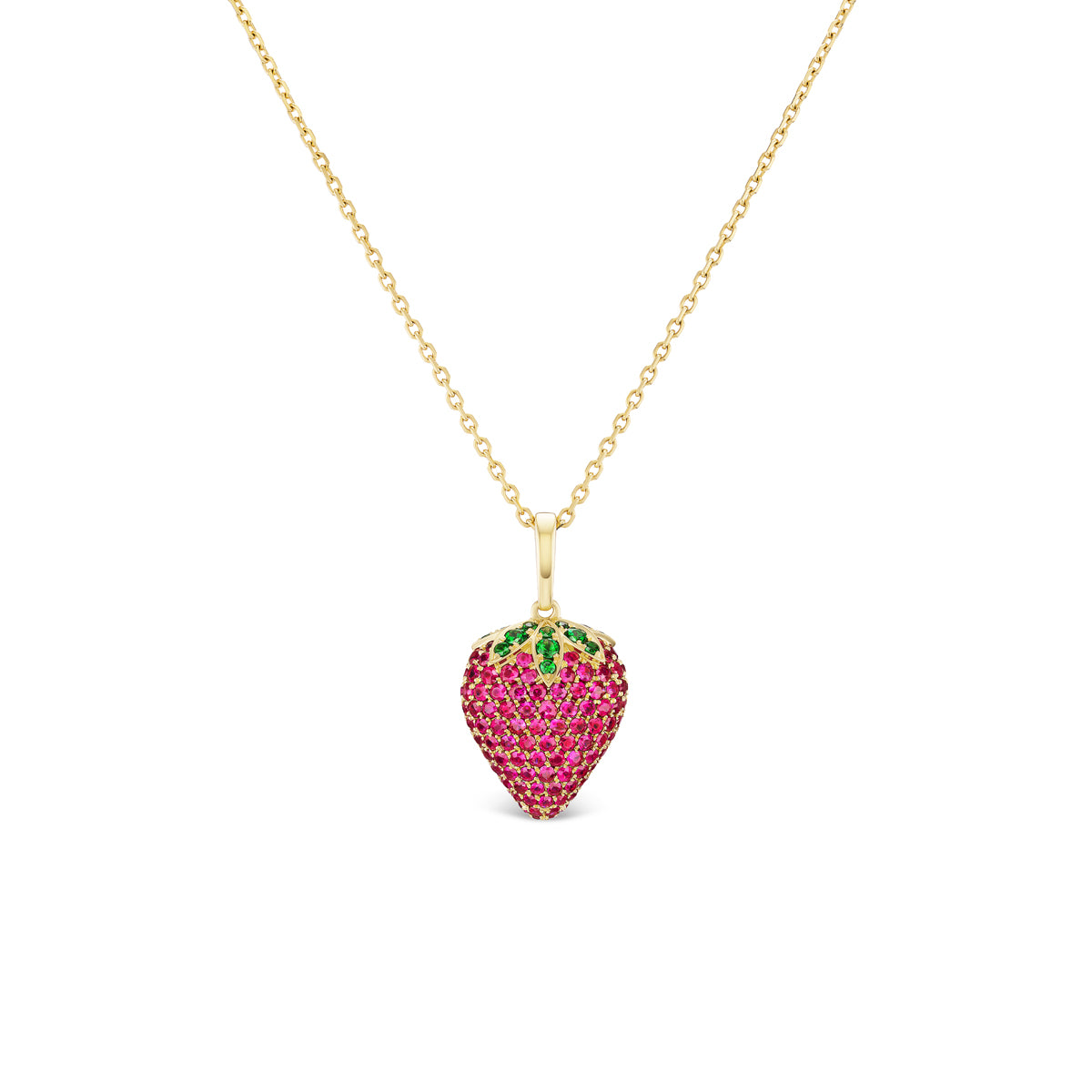 *NEW* Pavé Strawberry Pendant