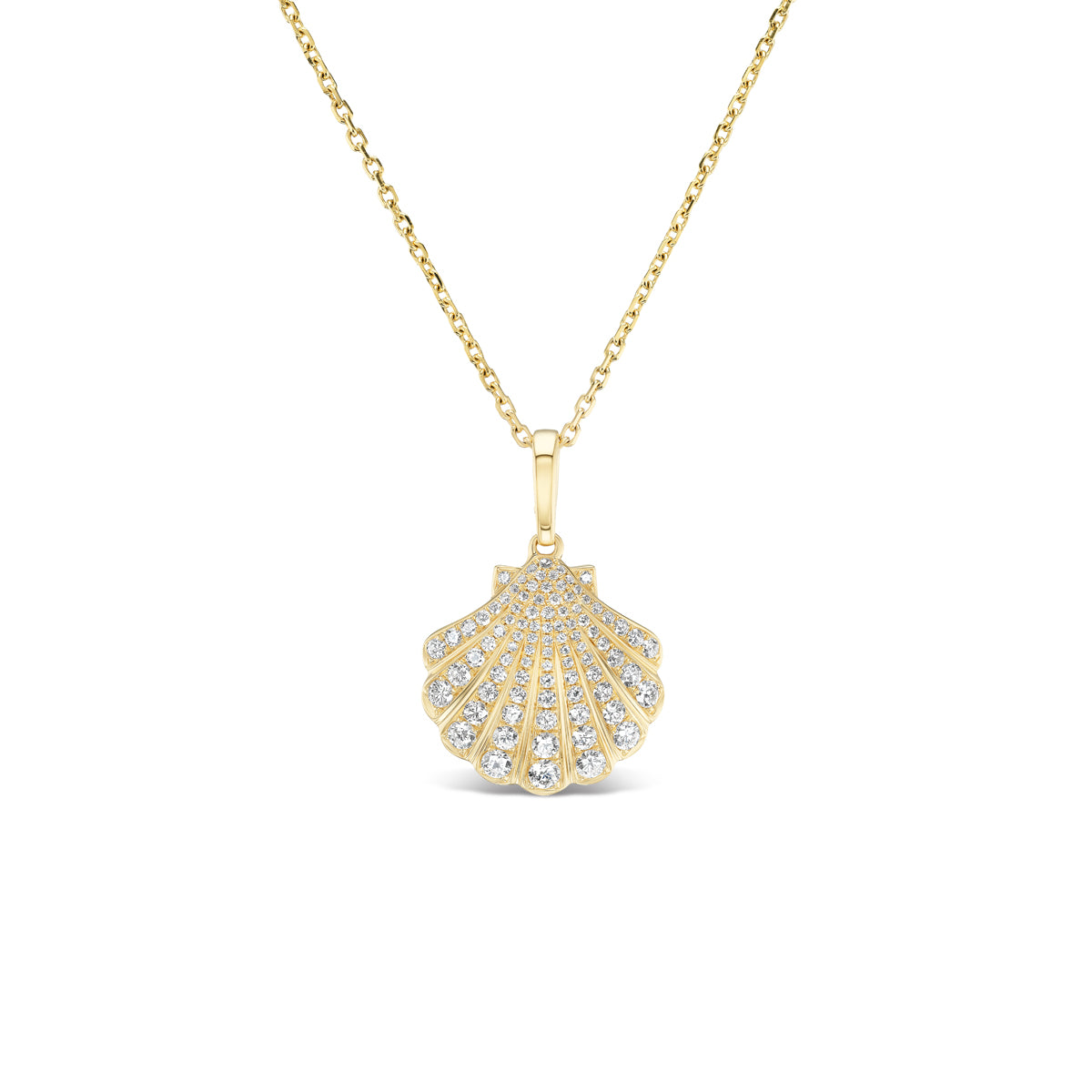 *NEW* Diamond Seashell Pendant