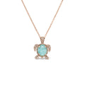 *NEW* 3.69CT Paraíba Turtle Pendant