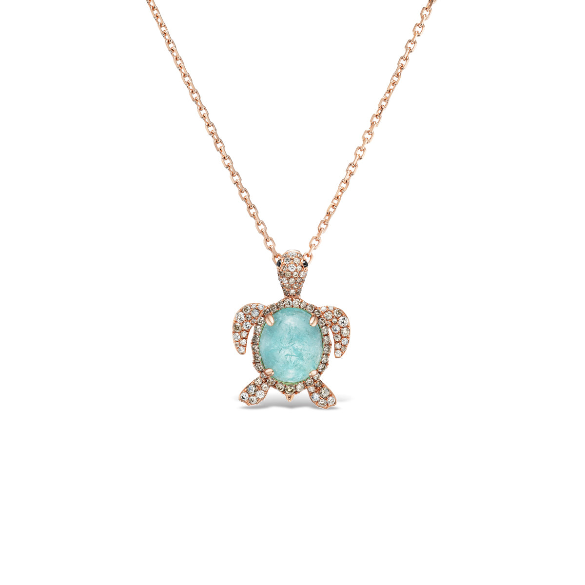 *NEW* 3.69CT Paraíba Turtle Pendant