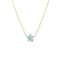 Small Forget-Me-Not Wintergreen Paraíba Necklace