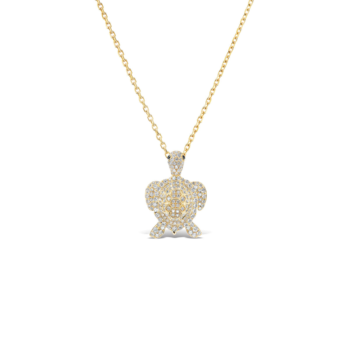 *NEW* Pavé Diamond Turtle Pendant