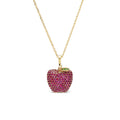 Pavé Apple Pendant