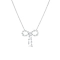 *NEW* Mixed Shape Diamond Bow Necklace