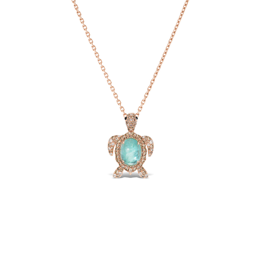 *NEW* Paraíba Turtle Pendant