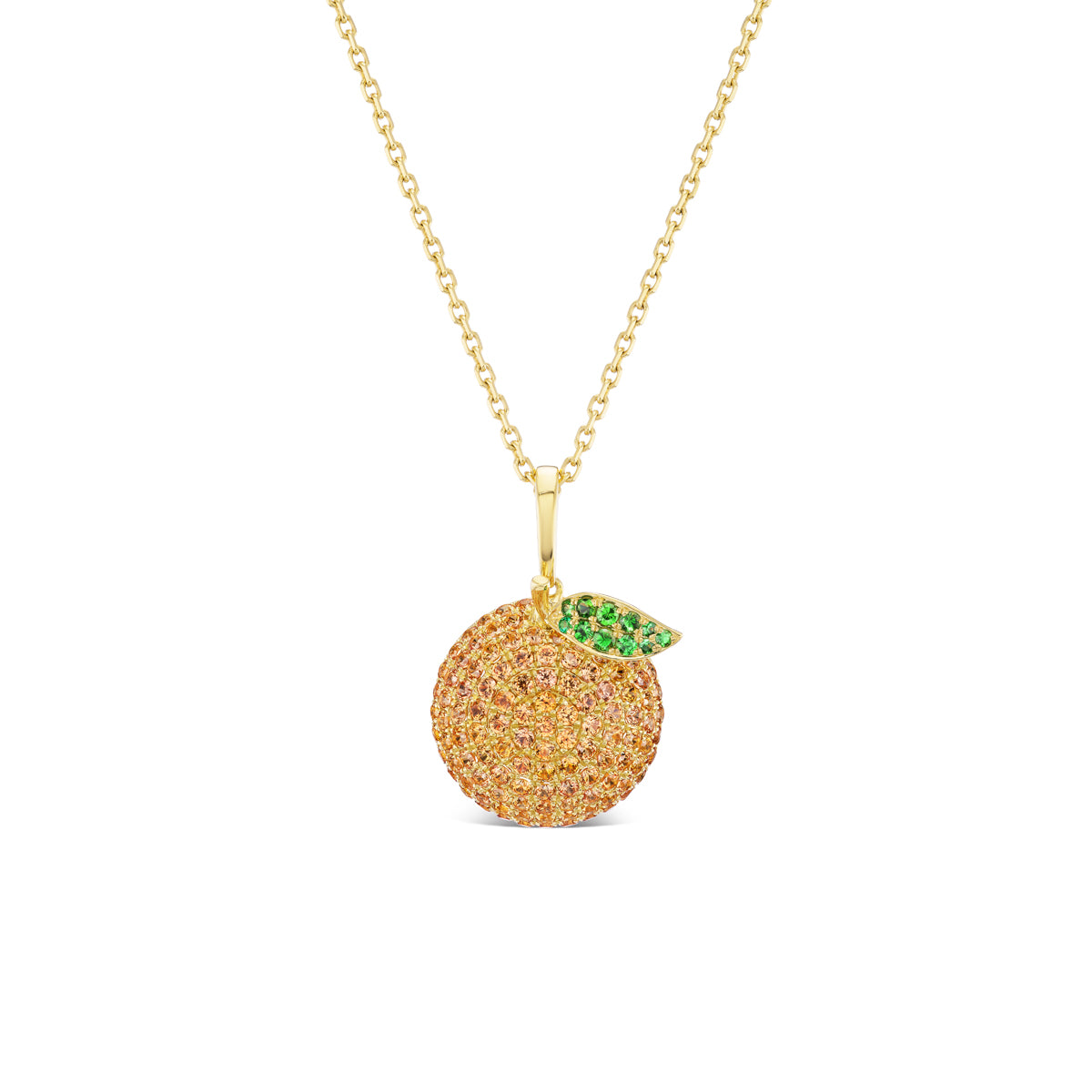 *NEW* Paved Florida Orange Pendant