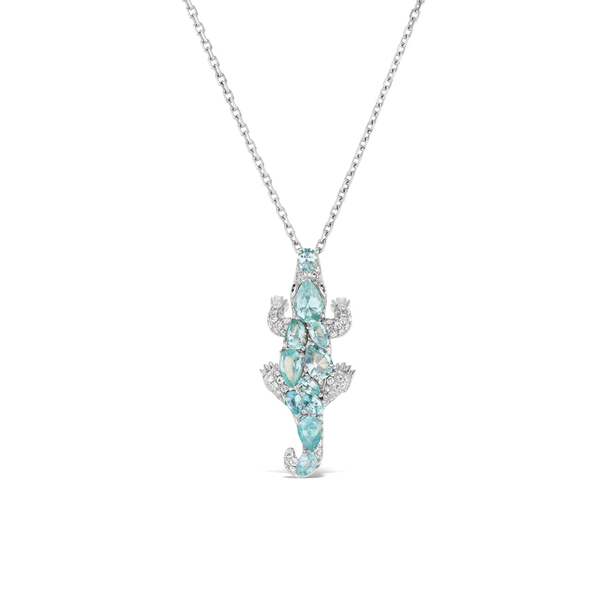 Lagoon Paraíba Alligator Pendant