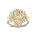 *NEW* Diamond Seashell Ring
