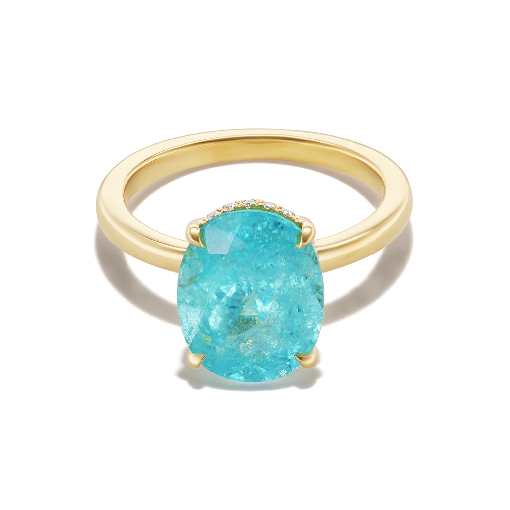 *NEW* Bespoke 3.91 Carat Oval Paraíba Tourmaline