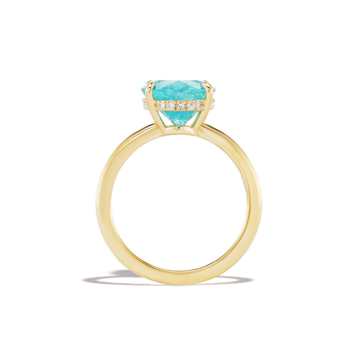 Bespoke 3.91 Carat Oval Paraíba Tourmaline